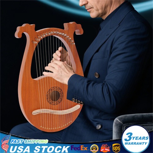 Vintage strings lyre harp - 16,